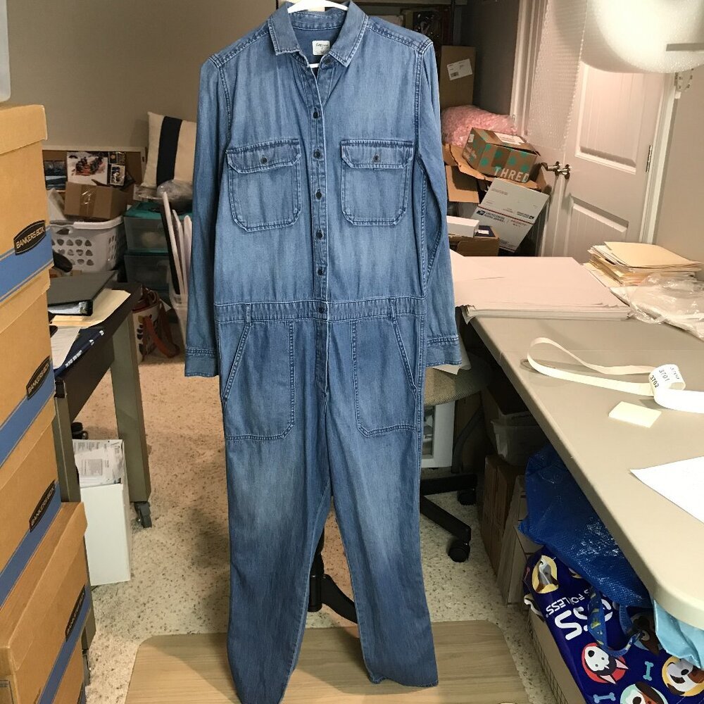Women's Vintage GAP Blue denim Jumpsuit Size S